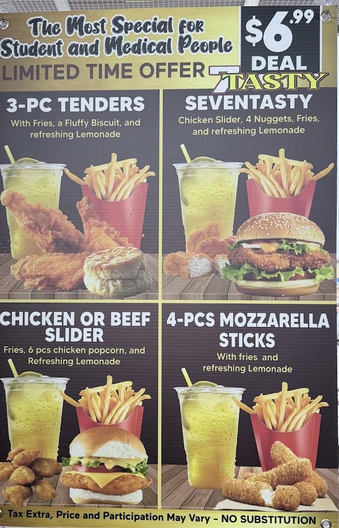 7 Tasty Pizza and Fried Chicken