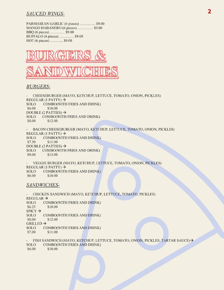 7 Tasty Pizza and Fried Chicken Menu image 3